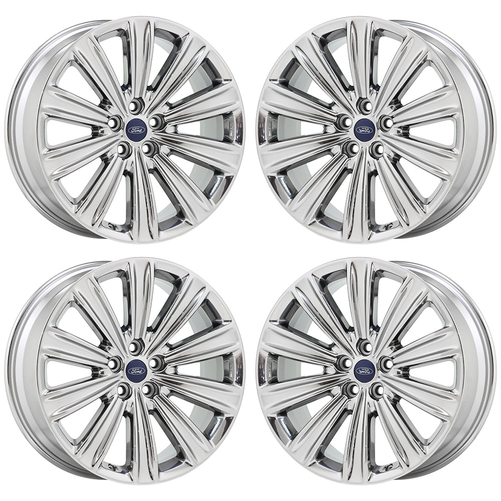 20" Ford Explorer Bright Chrome wheels rims Factory OEM set 10269 EXCHANGE